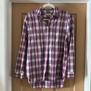 Oversize madewell button down shirt